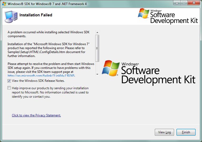 Windows SDK Install FAIL.png